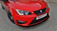 Maxton Design Front extension black gloss - Seat Ibiza IV Cupra (6J) Facelift