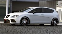 Maxton Design Frontansatz schwarz Hochglanz - Seat Leon...