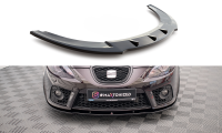 Maxton Design Frontansatz schwarz Hochglanz - Seat Leon...