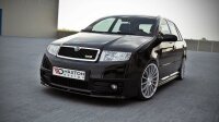 Maxton Design Front extension black gloss - Skoda Fabia...