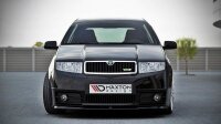 Maxton Design Front extension black gloss - Skoda Fabia RS MK1