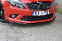 Maxton Design Frontansatz schwarz Hochglanz - Skoda FABIA MK2 RS