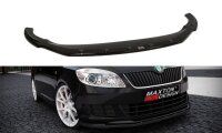 Maxton Design Front extension black gloss - Skoda Fabia...