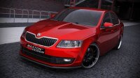 Maxton Design Front extension V.1 black gloss - Skoda...