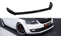 Maxton Design Front extension V.2 black gloss - Skoda...