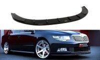 Maxton Design Front extension black gloss - Skoda Superb...