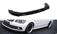 Maxton Design Front extension black gloss - Skoda Superb...