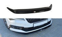 Maxton Design Front extension V.1 black gloss - Skoda...