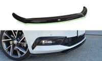 Maxton Design Front extension V.2 black gloss - Skoda...