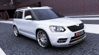 Maxton Design Frontansatz schwarz Hochglanz - Skoda Yeti...