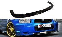 Maxton Design Front extension black gloss - Subaru...