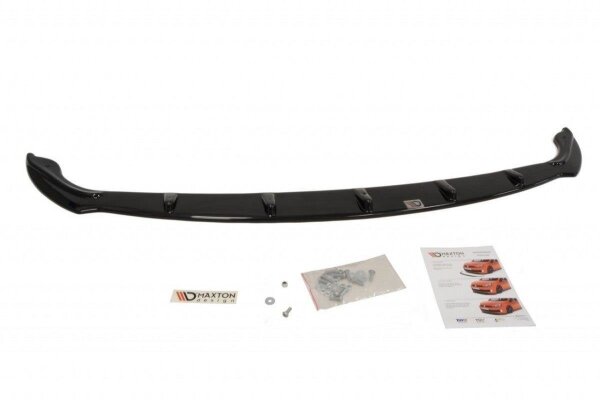 Maxton Design Front extension black gloss - Toyota Aygo (Pre-Facelift)