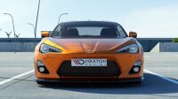 Maxton Design Front extension black gloss - Toyota GT86