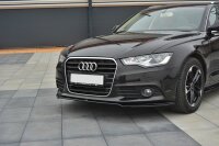 Maxton Design Front extension V.1 black gloss - Audi A6 C7