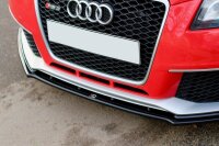 Maxton Design Front extension V.1 black gloss - Audi RS3 8P