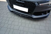 Maxton Design Front extension V.1 black gloss - Audi RS7...