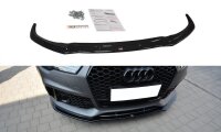 Maxton Design Front extension V.1 black gloss - Audi RS7...