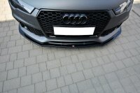 Maxton Design Front extension V.1 black gloss - Audi RS7 Facelift