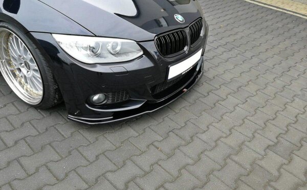 Maxton Design Frontansatz V.1 schwarz Hochglanz - BMW 3er E92 M Paket Facelift