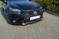 Maxton Design Front extension V.1 black gloss - Lexus GS MK4 Facelift