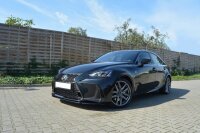 Maxton Design Front extension V.1 black gloss - Lexus IS MK3 Facelift F-Sport