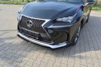 Maxton Design Front extension V.1 black gloss - Lexus NX MK1 F-Sport