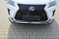 Maxton Design Front extension V.1 black gloss - Lexus RX MK4 F-Sport