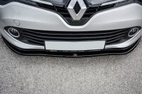 Maxton Design Front extension V.1 black gloss - Renault Clio MK4