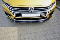 Maxton Design Front extension V.1 black gloss - VW Arteon