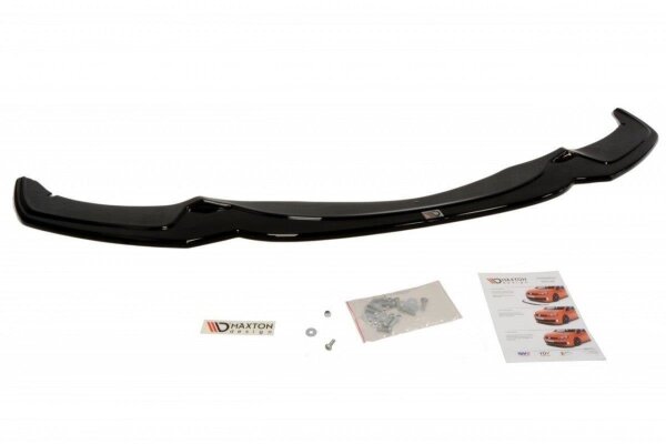 Maxton Design Front extension V.2 black gloss - BMW 5 Series F10/F11 M Package