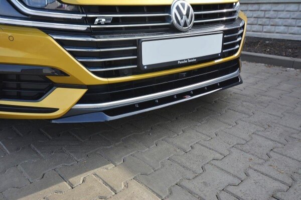 Maxton Design Front extension V.2 black gloss - VW Arteon