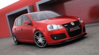 Maxton Design Front extension black gloss - VW Golf 5 GTI