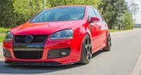 Maxton Design Front extension black gloss - VW Golf 5 GTI...