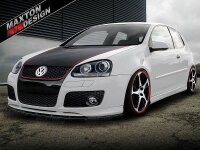 Maxton Design Front extension black gloss - VW Golf 5 GTI...