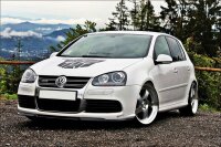 Maxton Design Front extension black gloss - VW Golf 5 R32...