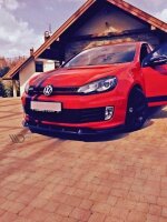 Maxton Design Frontansatz schwarz Hochglanz - VW Golf 6 GTI 35TH