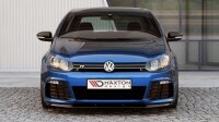 Maxton Design Front extension black gloss - VW Golf 6