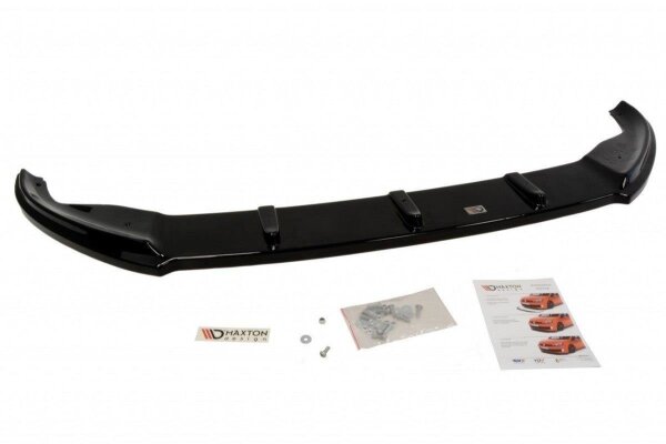 Maxton Design Front extension black gloss - VW Golf 7