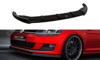 Maxton Design Front extension black gloss - VW Golf 7