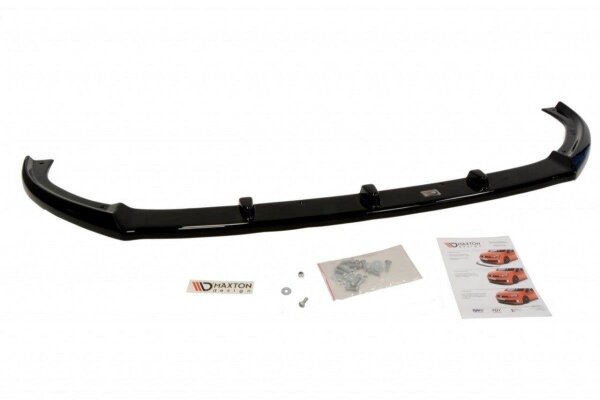 Maxton Design Front extension black gloss - VW Golf 7 for Sport Package