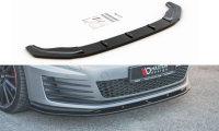 Maxton Design Front extension V.1 black gloss - VW Golf 7...