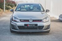 Maxton Design Front extension V.1 black gloss - VW Golf 7 GTI