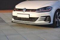 Maxton Design Front extension V.2 black gloss - VW Golf 7...