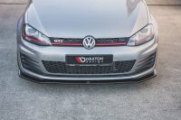 Maxton Design Front extension V.2 black gloss - VW Golf 7...