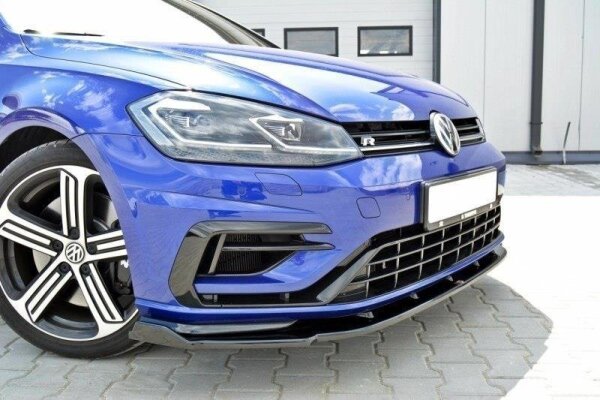 Maxton Design Frontansatz V.1 schwarz Hochglanz - VW Golf 7 R / R-Line Facelift