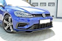 Maxton Design Frontansatz V.2 schwarz Hochglanz - VW Golf 7 R / R-Line Facelift