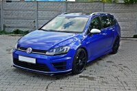 Maxton Design Front extension V.2 black gloss - VW Golf 7 R / R-Line