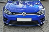 Maxton Design Front extension V.2 black gloss - VW Golf 7 R / R-Line