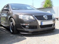 Maxton Design Front extension black gloss - VW Passat B6...