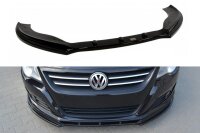 Maxton Design Front extension V.1 black gloss - VW Passat...